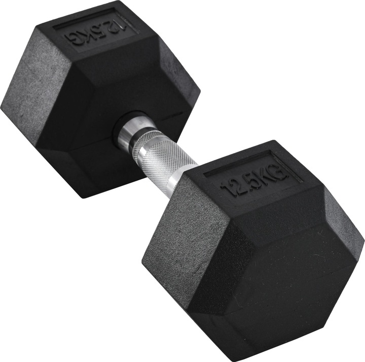 Image du produit Homcom Entraînement au poids des haltères, bras triceps et biceps, épaules, dos, poitrine (1 x 12.5 kg)