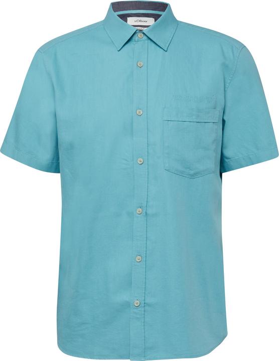 Immagine prodotto s.Oliver Regular Fit: Leichtes Kurzarmhemd mit Stickerei (L)