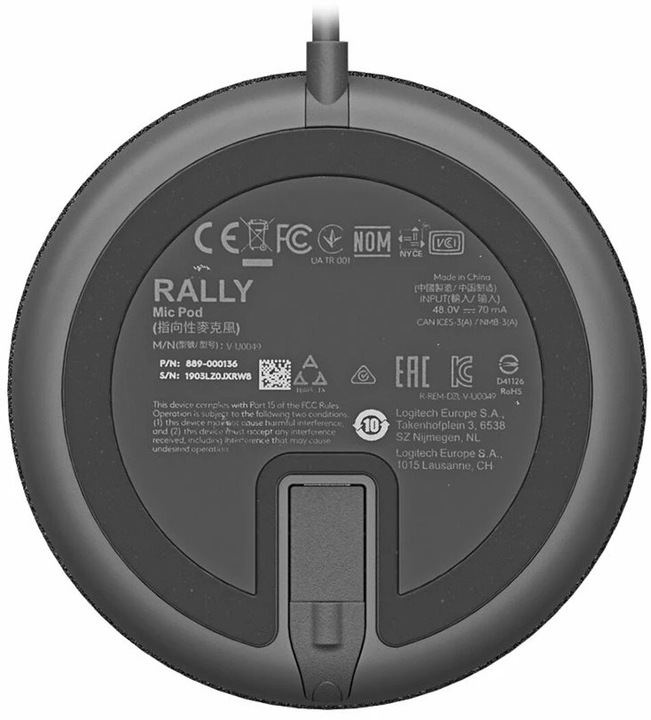 Immagine prodotto Logitech Rally Mic Pod