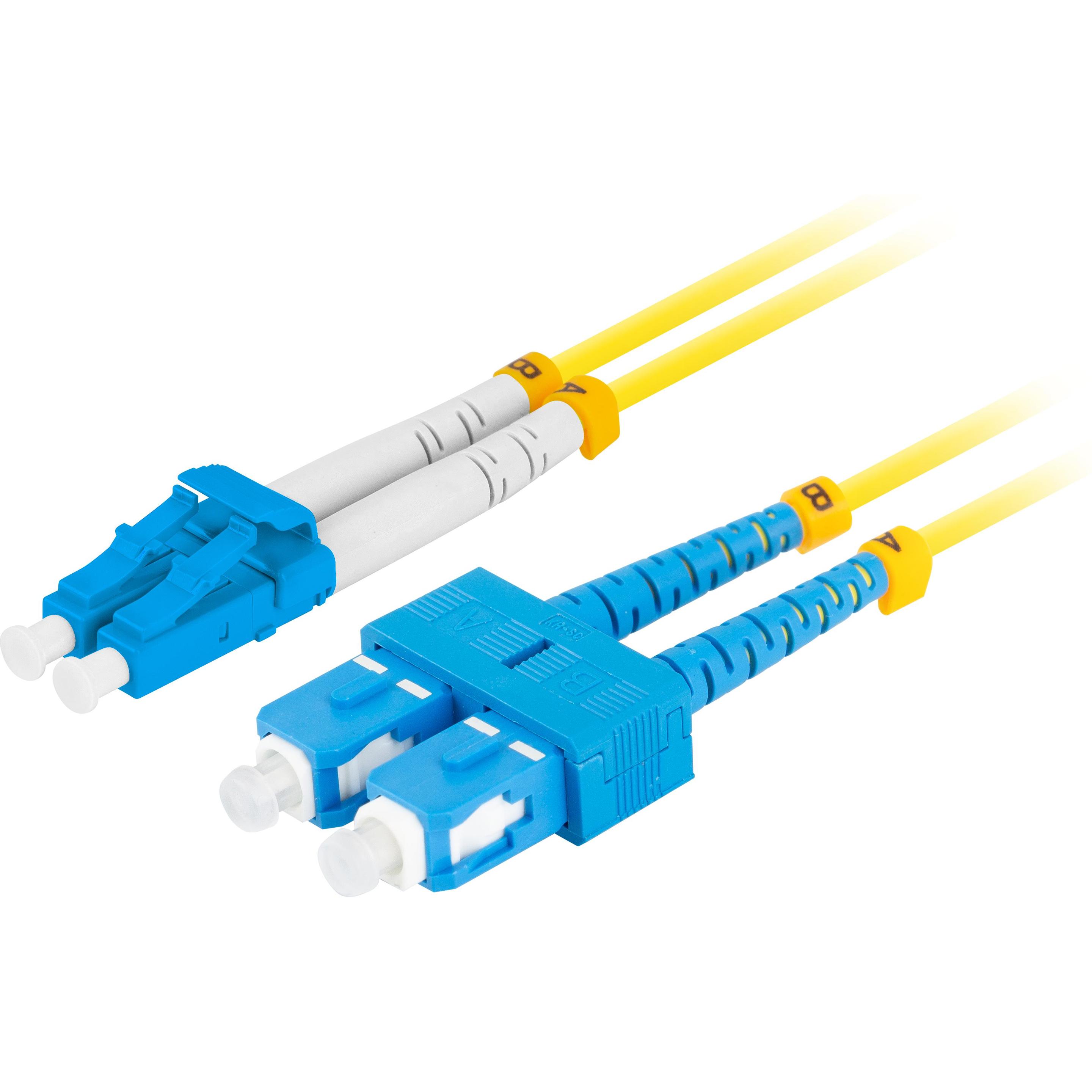 Lanberg Fiber Optic Patchcord Sm Sc (UTP, 5 m), Netzwerkkabel
