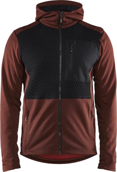 Actual product image Blakläder Hooded sweatshirt rust red / black (XL)