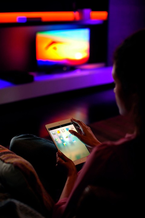 Actual product image Philips Hue Lightstrips BT Extension (RGBW, 100 cm, Indoor)