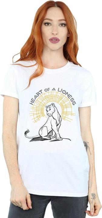 Actual product image Disney Womens/Ladies The Lion King Movie Heart Of A Lioness Cotton Boyfriend T-Shirt (S)