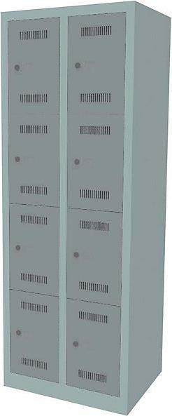 Produktbild Bisley MonoBloc™ Schliessfachschrank, 4 Fächer je Abteil