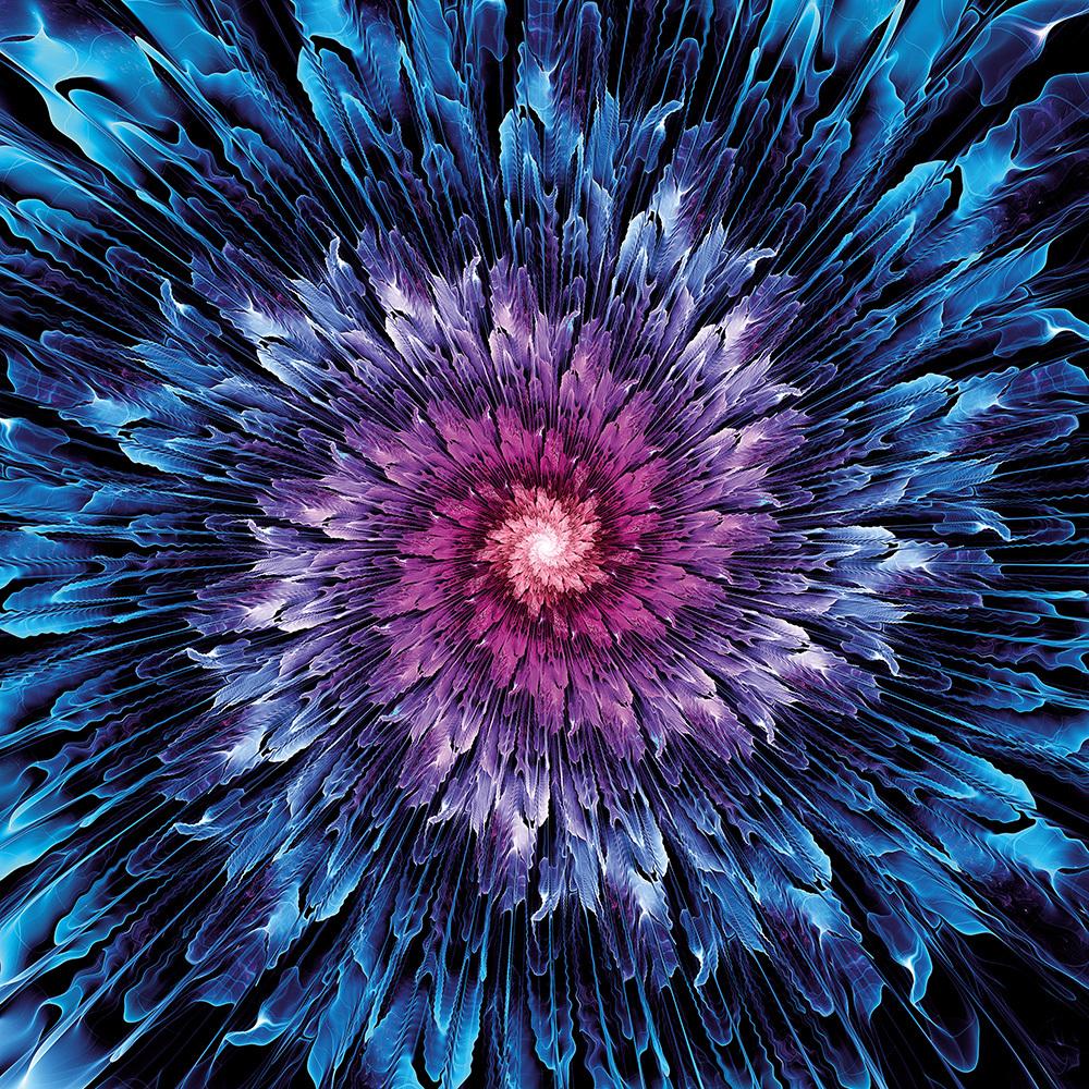 Tushita Paperart Publishing, Kalender, Fractal Creation 2024 (30 x 30 cm, Harter Einband, Italienisch, Französisch, Poln...