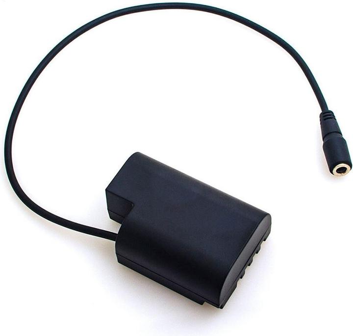 Actual product image Caruba Panasonic DMW DCC12 full decoding dummy battery (straight cable) (Camera battery)