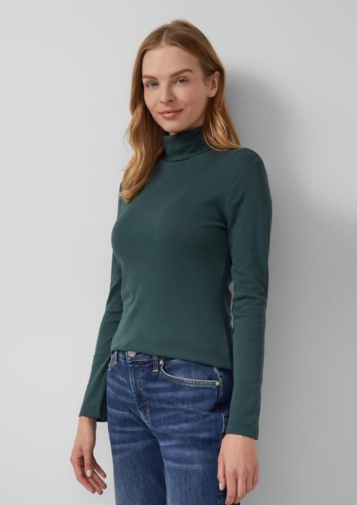 Produktbild s.Oliver T-Shirt Longsleeve im Slim Fit mit Rollkragen (36)
