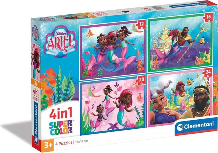 Produktbild Clementoni Pzl 4In1 Disney Ariel (72 Teile)