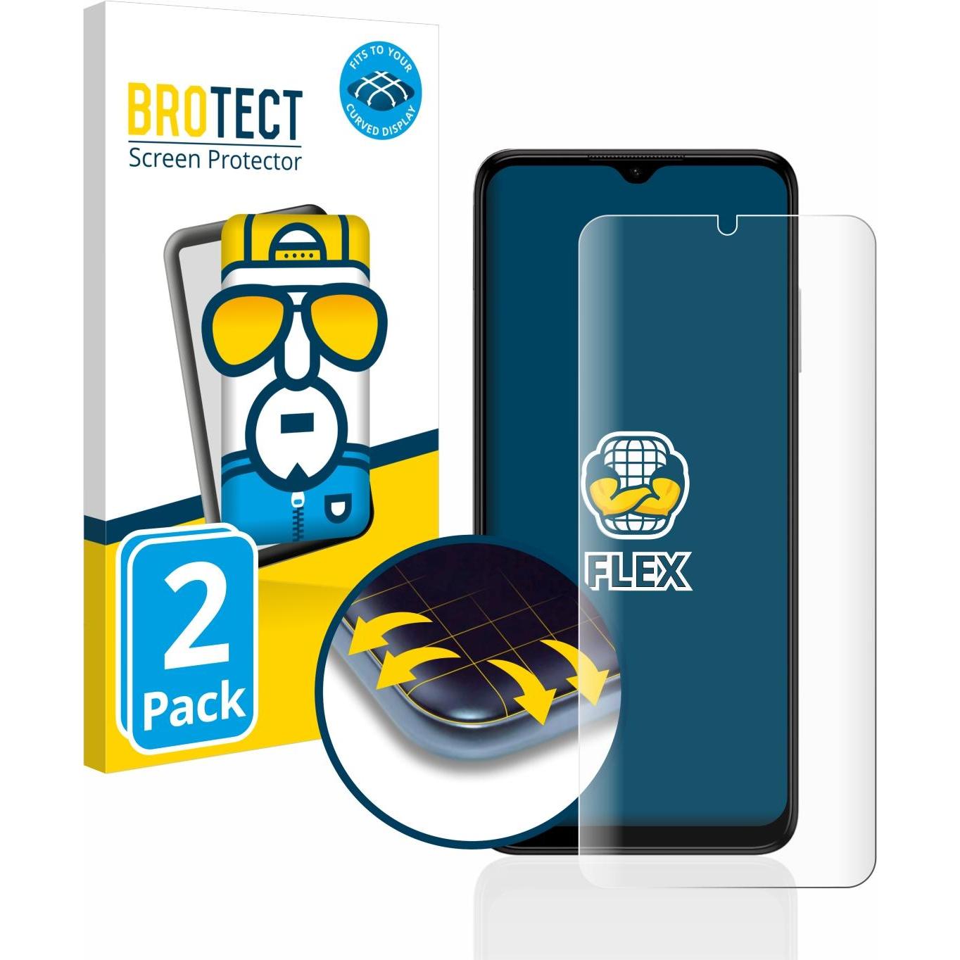BROTECT Full-Cover Displayschutz (2 Stück, Nokia G22), Smartphone Schutzfolie, Transparent