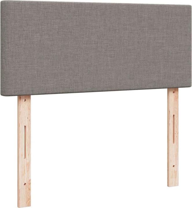 Actual product image vidaXL Bo x springbett mit Matratze 120 x 200 cm Stoff (120 x 200 cm)