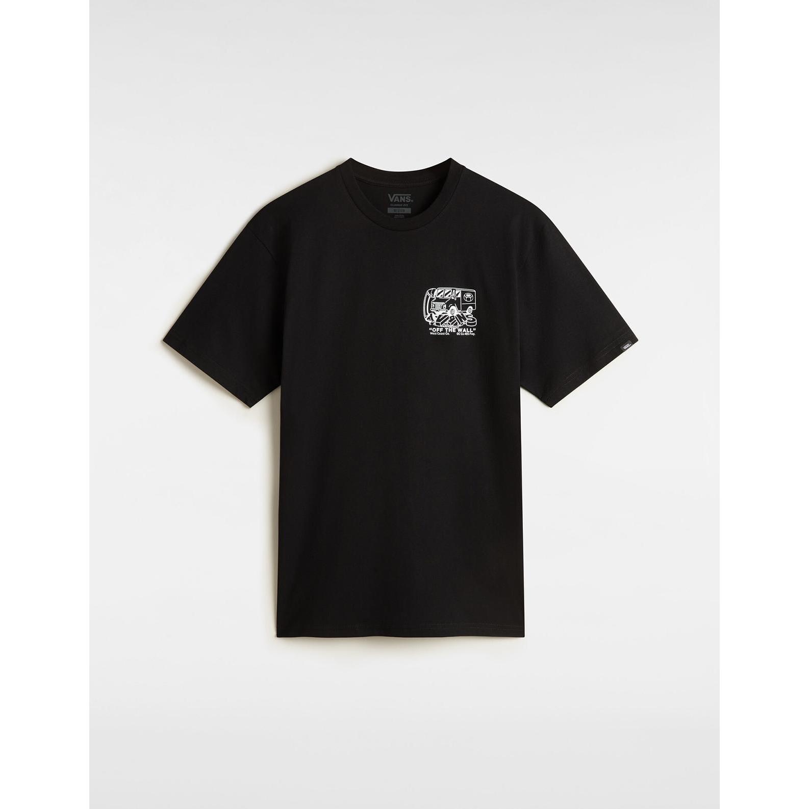 Vans, Herren, Shirt, Next Stop SS Black, Schwarz, (L)