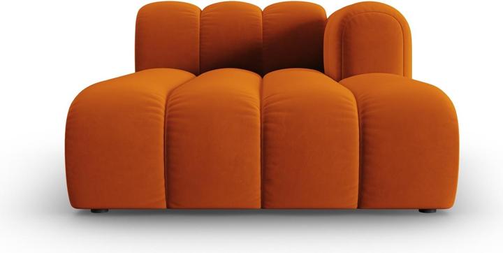 Image du produit Micadoni Velours Méridienne Droite, "Lupine", 2 Places, 117x177x70Fabriqué en Europe (Recamière)