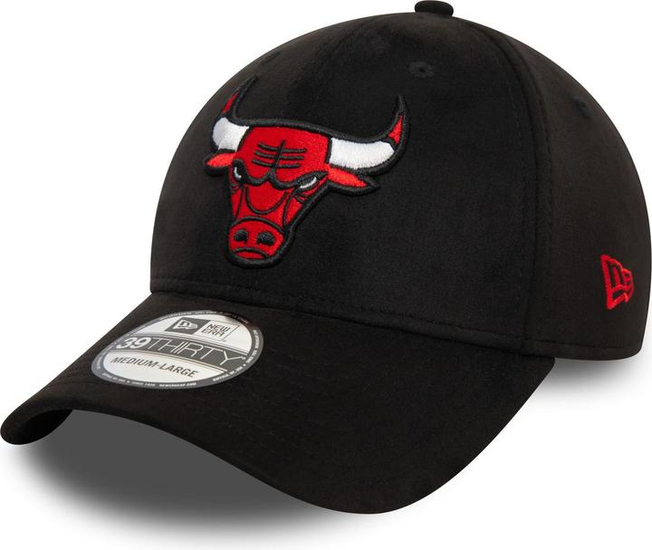 Produktbild New Era 39Thirty Stretch Cap - FAUX SUEDE Chicago Bulls M/L (M/L)