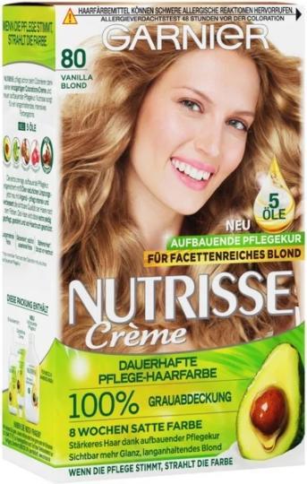 Aura Garnier Nutionse, 80 Vanilleblond, Haarfärbemittel