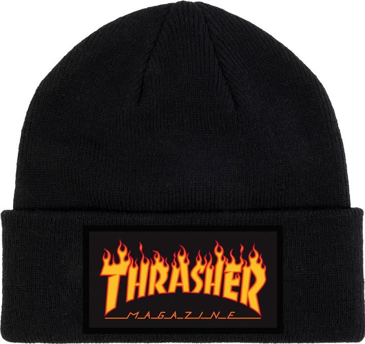 Actual product image Thrasher Flame Logo Beanie (One size)