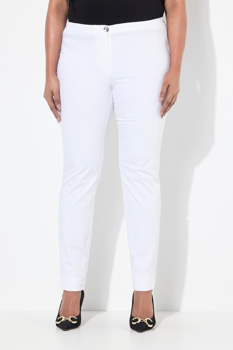 Produktbild Ulla Popken Chino-Hose, Slim, Elastikbund, Saumschlitze (50)