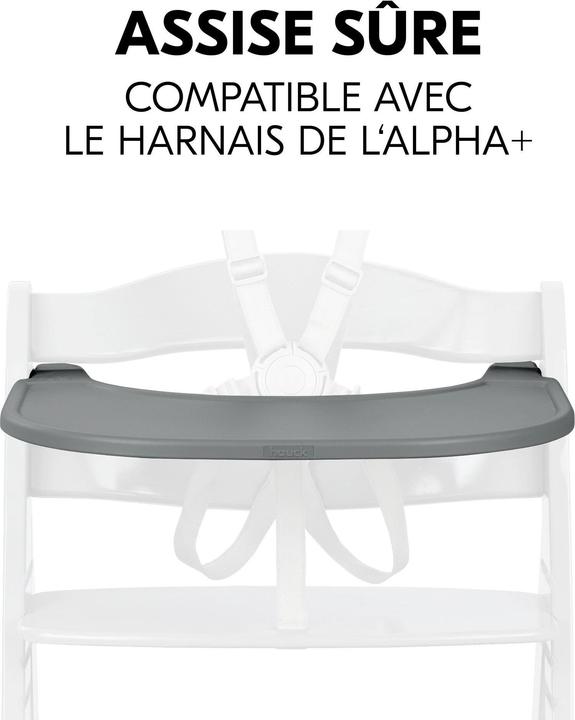 Produktbild Hauck Alpha Click Tray Grey