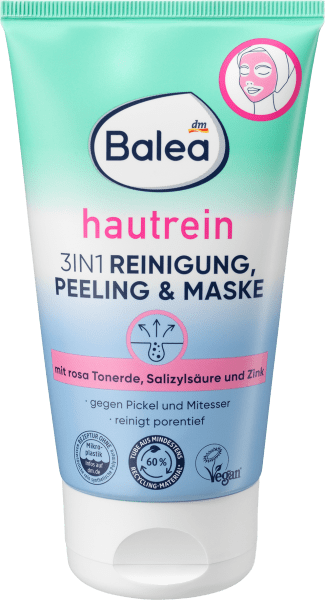 Immagine prodotto dm Balea Detergente, peeling e maschera 3in1 (Esfoliazione, 150 ml)