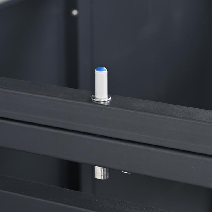 Immagine prodotto Axi Contenitore per rifiuti Lucas in metallo antracite/legno 4x 240L