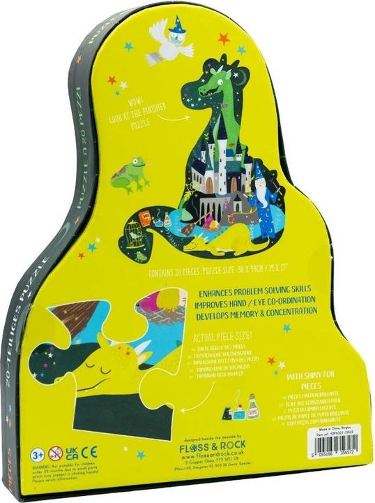 Immagine prodotto ‎Floss & Rock FLOSS & ROCK Seghetto alternativo a forma di drago da 20 pezzi con scatola sagomata - 42P6327 (20 pezzi)