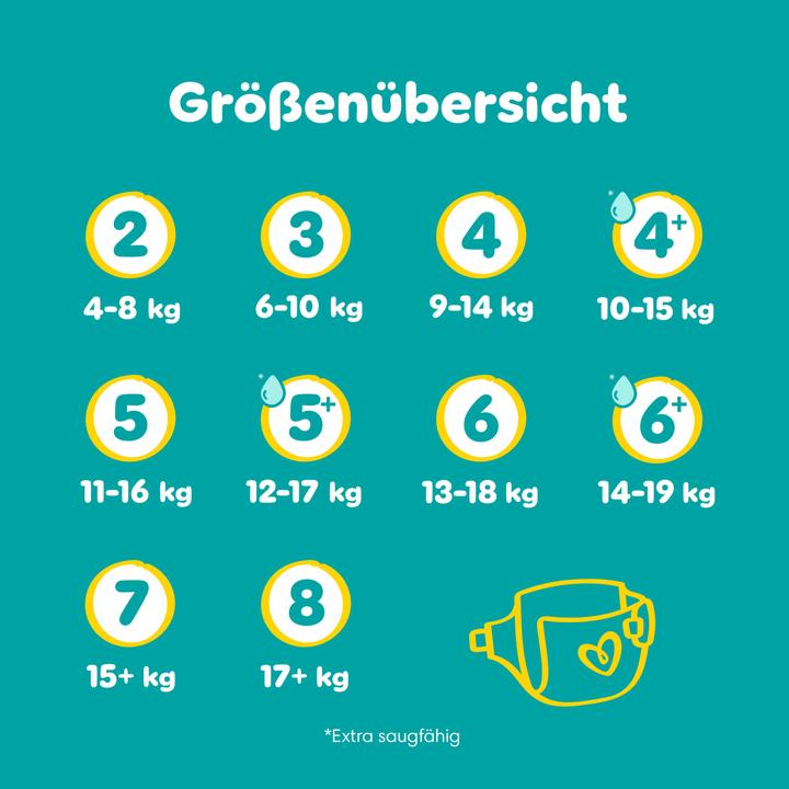 Produktbild Pampers Baby-Dry (Gr. 6+, Halbmonatsbox, 76 Stück)