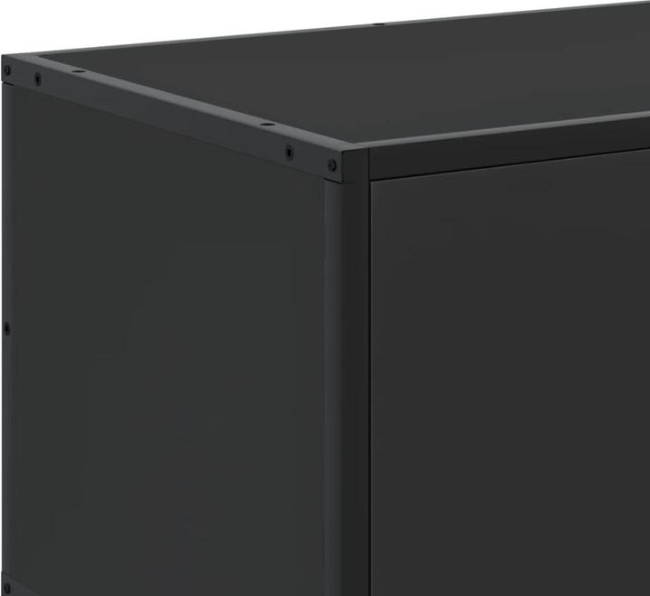 Actual product image vidaXL TV cabinet Lowboard TV cabinet TV table Wood-based material Metal (100 x 35 x 41 cm)