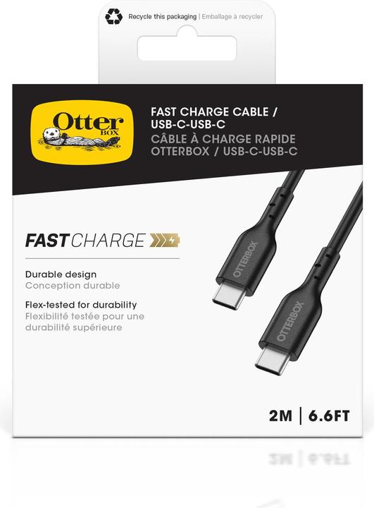 Actual product image OtterBox USB-C - USB-C Cable (2 m, USB 2.0, 60 W)