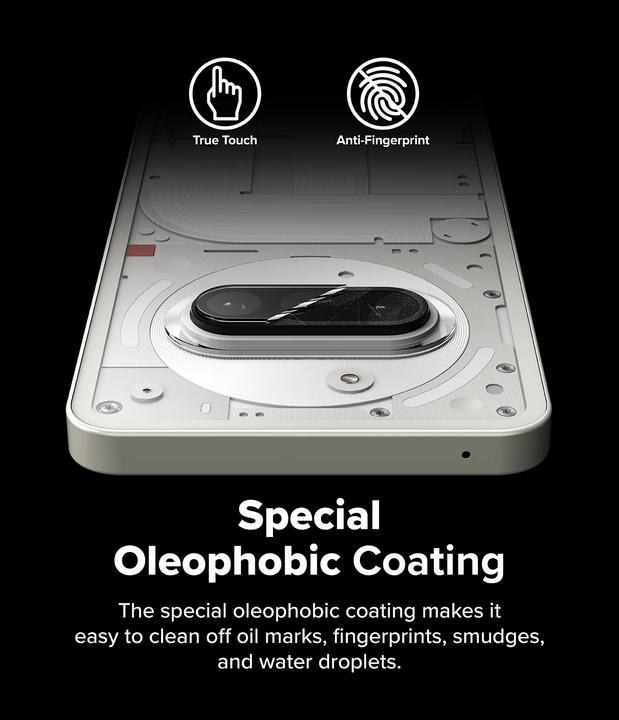 Actual product image Ringke - Camera Full Cover Glass (2 pack) - Nothing Phone (3a) - Clear (2 pcs., Nothing Phone (3a))