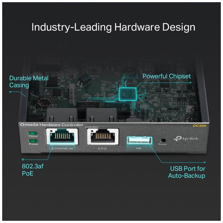 Productafbeelding TP-Link Omada OC200 Cloud Controller (Netwerkkabel)