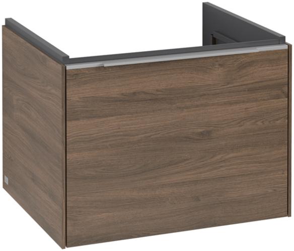 Aluminium glänzend, Arizona oak