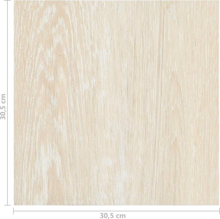 Actual product image vidaXL Quadratische Dielen (PVC floor, 5.11 m²)
