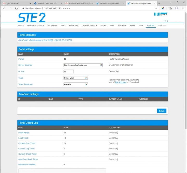 Produktbild HW Group HWgroup Temperatur-Sensor SNMP, WLAN, PoE HWg-STE2-R2-Kit