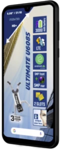 Produktbild Energizer U608S 4G BLACK (32 GB, Schwarz, 6.08", Dual SIM, 5 Mpx, 4G)