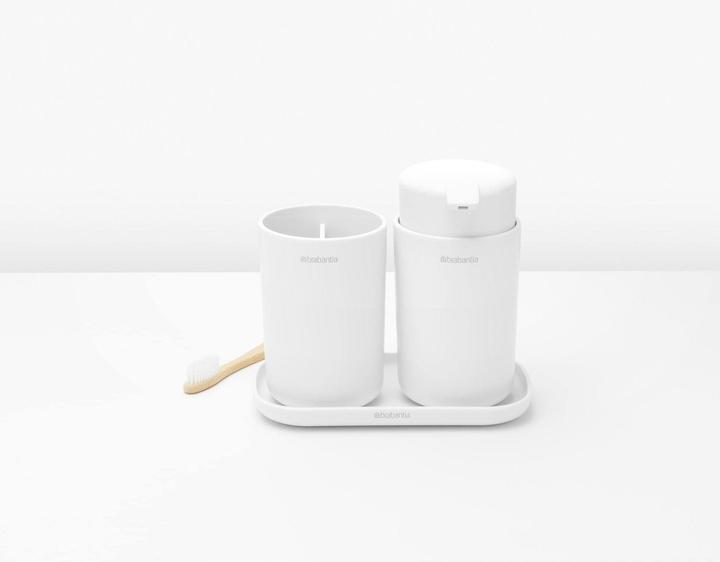 Produktbild Brabantia Seifenspender-Set mit Zahnputzbecher und Schale