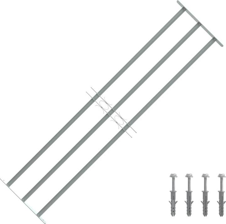 Produktbild Diverse Hardware Fenstergitter Verstellbar mit 3 Querstäben 1000-1500 mm