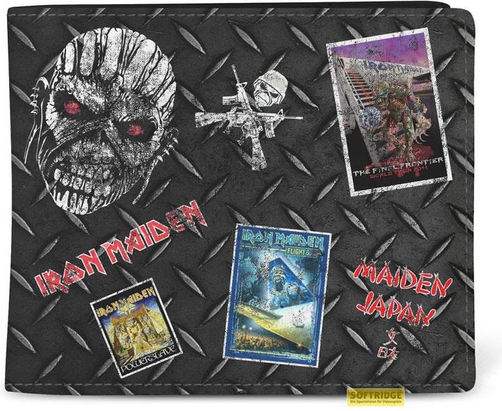 Actual product image Rocksax Iron Maiden porte-monnaie Tour