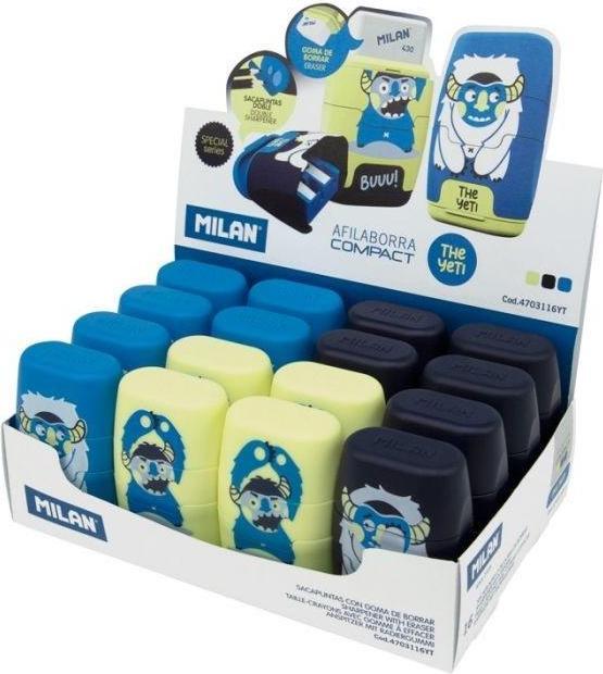 Immagine prodotto Temperino e gomma compatti The Yeti (16 pezzi)