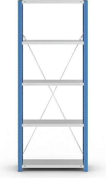 Actual product image eurokraft pro Shelf plug-in rack, blue / galvanized