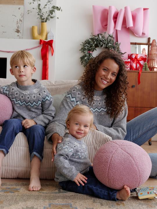 Produktbild Vertbaudet Eltern Pullover mit Norwegermuster Capsule für Weihnachten (S)