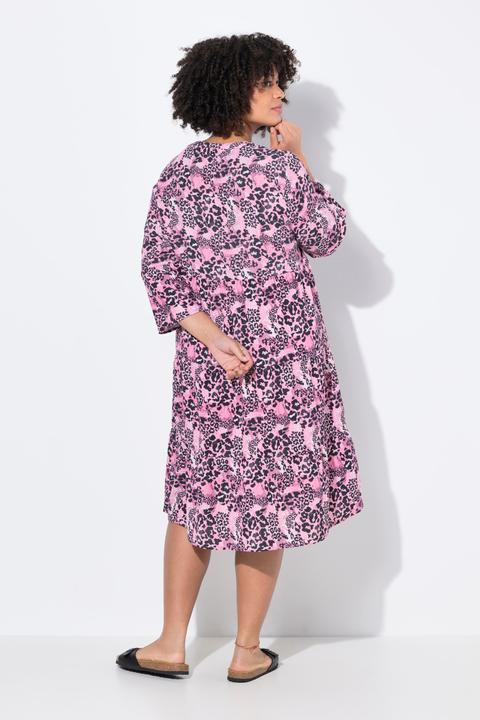 Produktbild Angel of Style Kleid, A-Linie, Musselin, Leo-Muster, Volants (54)