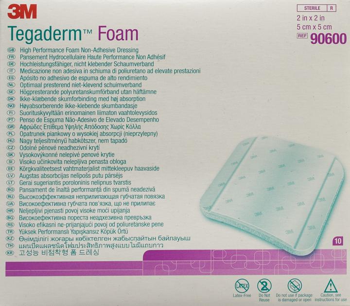 Image du produit 3M Tegaderm Foam Adhesive, ovale 5.1 x 5.1cm (10 x)