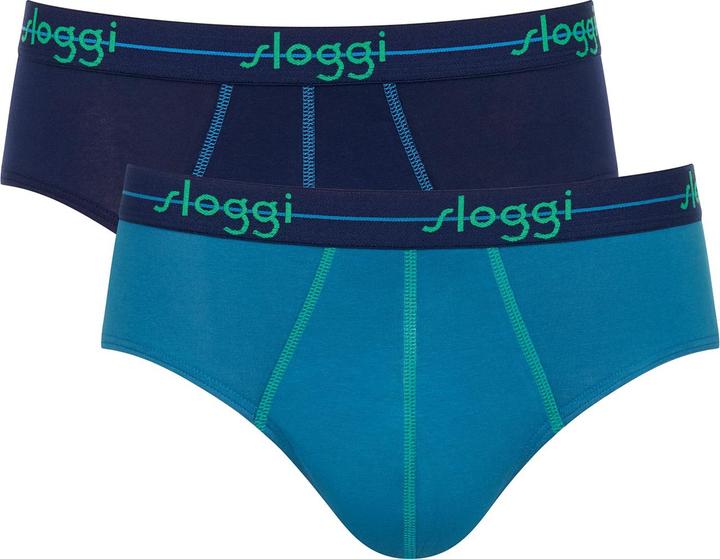 Immagine prodotto Sloggi Herren Midi Slip «Start», Duo-Pack, elastisch (56, Confezione da 2)