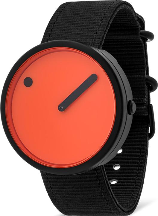 Produktbild Picto R44007-R006 Unisex Uhr Ghost Nets Signal Orange 40mm 5ATM (Analoguhr, 40 mm)