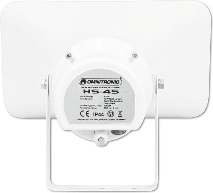 Actual product image Omnitronic HS-45 ELA pressure chamber loudspeaker 30 W 1 pc. (Passive)