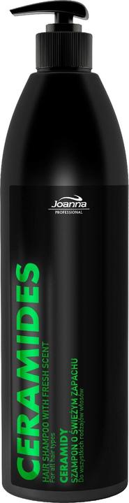 Image du produit Joanna Shampooing professionnel à base de céramides pour le traitement des cheveux avec un parfum d'ananas (1000 ml, Shampoing liquide)