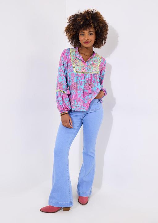 Image du produit Joe Browns Embroidered Floral Tassel Top (42)