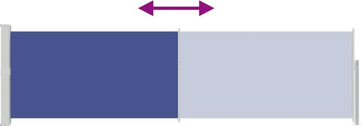 Actual product image vidaXL Seitenmarkise (5 m)