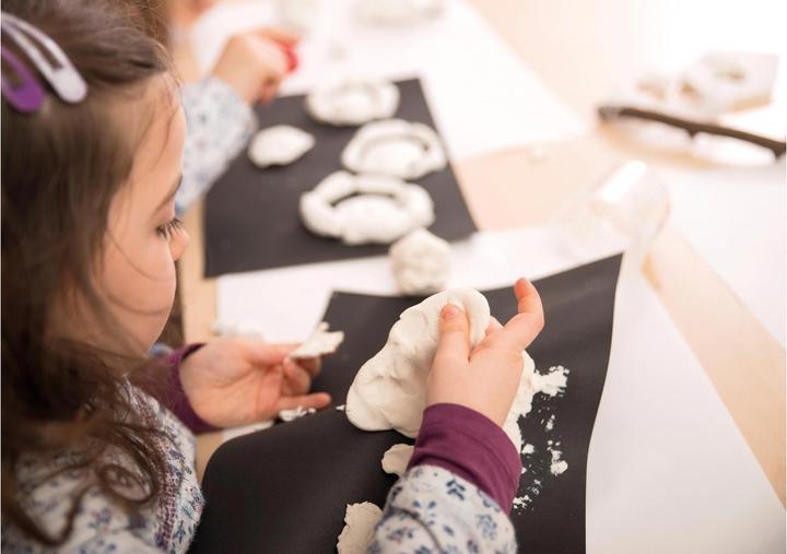 Actual product image EberhardFaber Modeling clay EFA PLAST Kids 1 kg, White