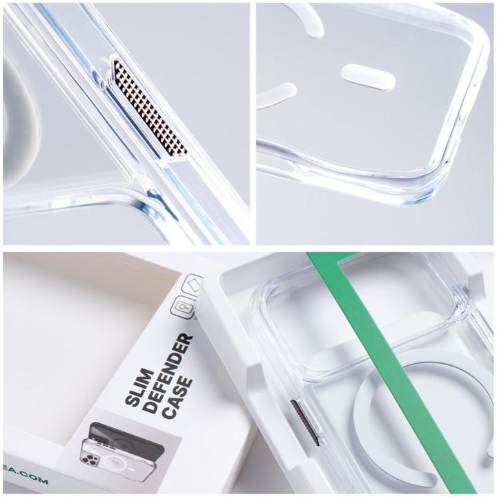 Immagine prodotto Roar Back panel cover case SLIM DEFENDER compatible with MagSafe for IPHONE 17 Air transparent (Apple iPhone 17 Pro)