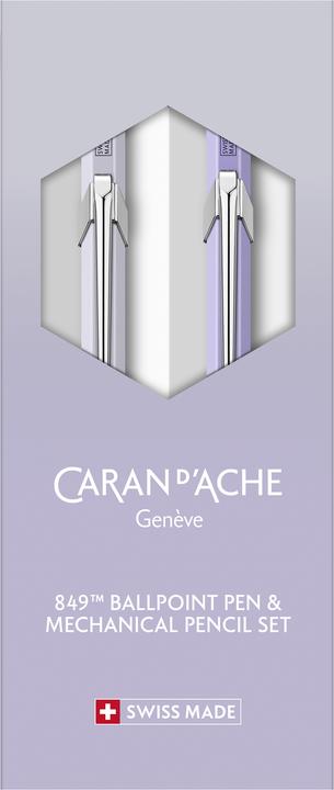 Produktbild Caran d'Ache Blooming Lavender (Grau, Pastell lavendel, 2 x)